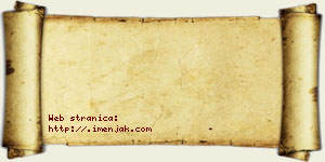 Anita Bzeničanin vizit kartica